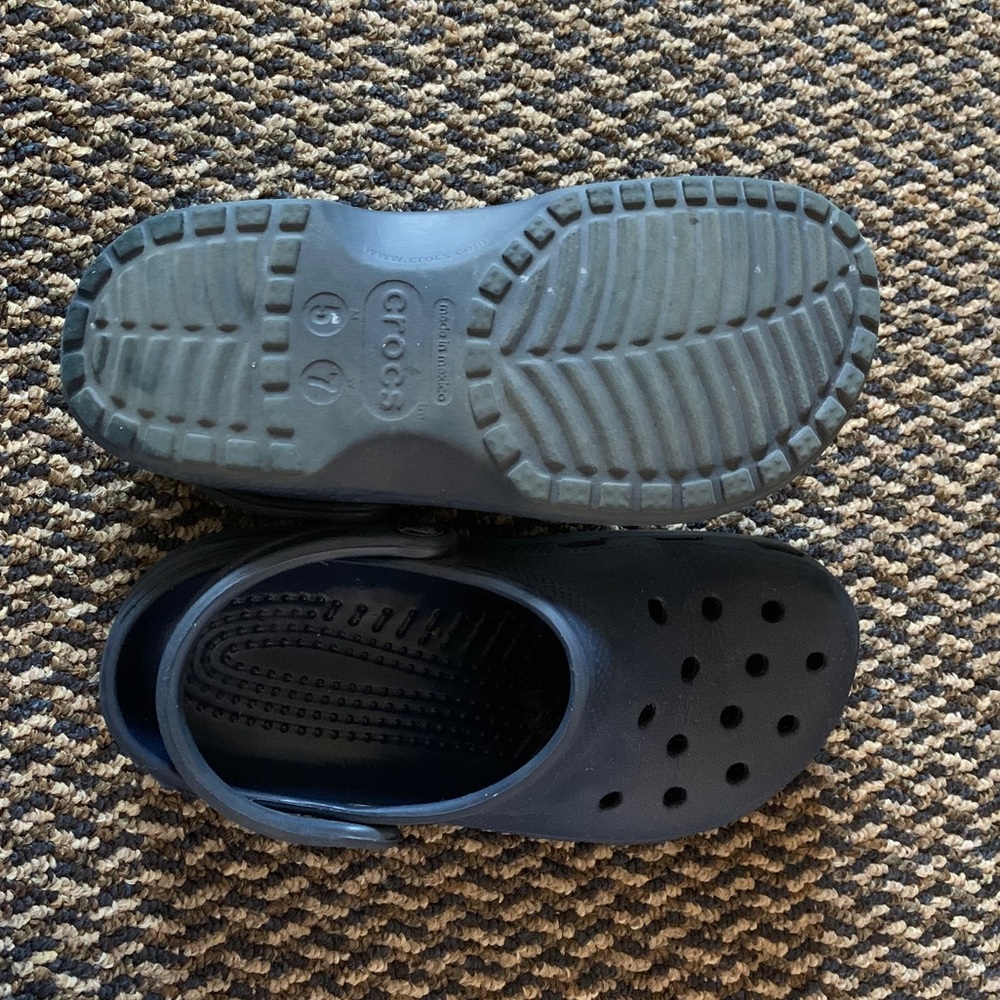 Navy Blue Crocs - Picture 3 of 4
